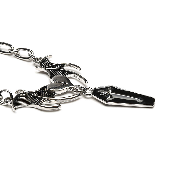 デビルwingハートチェーンチョーカー