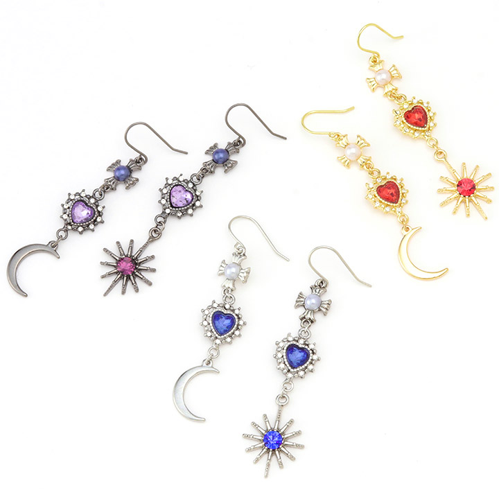 SUN＆MOONピアス