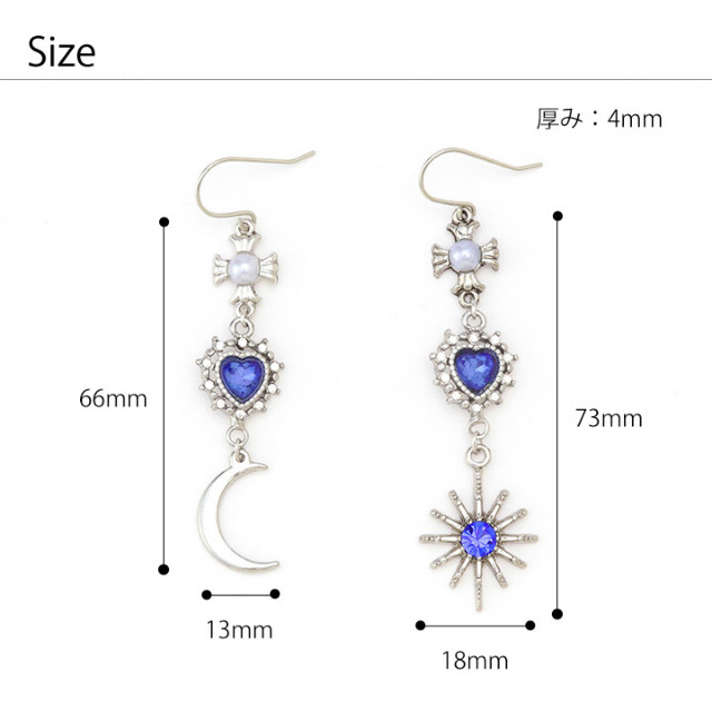 【新品未使用】sunnei ピアス Sunnei ラバライズ ピアス | ブラック | FARFETCH JP