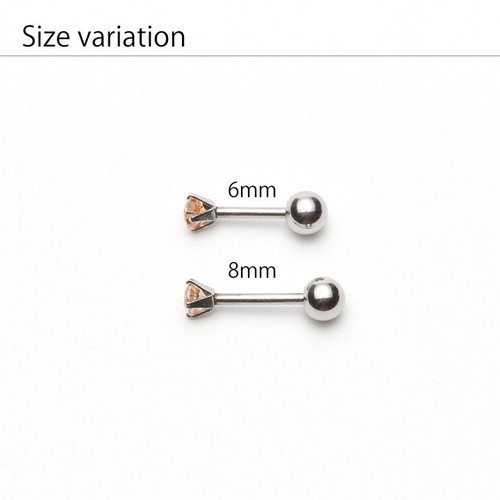 WEB限定】立爪ジュエルバーベル＜カラージュエル＞