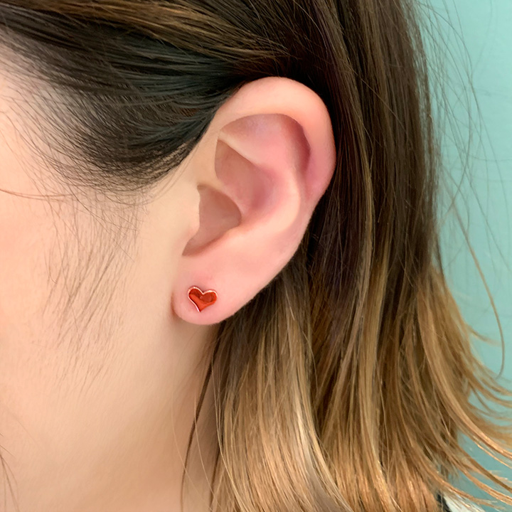 ボディピアス ハート パーツ アレンジ コーディネート カスタム 可愛い かわいい 小さい ステンレス Medistore Medi Store