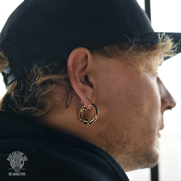 M.A.D CULTURE 360】 ビーズリング 6G ゴールド