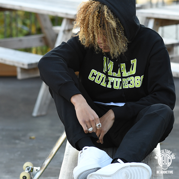 M.A.D CULTURE 360】 HOODIE College Logo