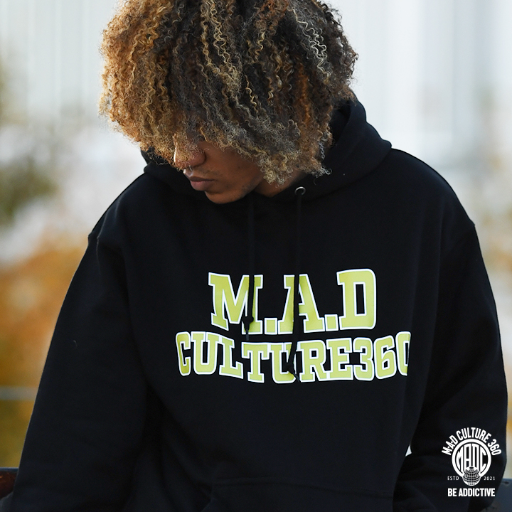 M.A.D CULTURE 360】 HOODIE College Logo