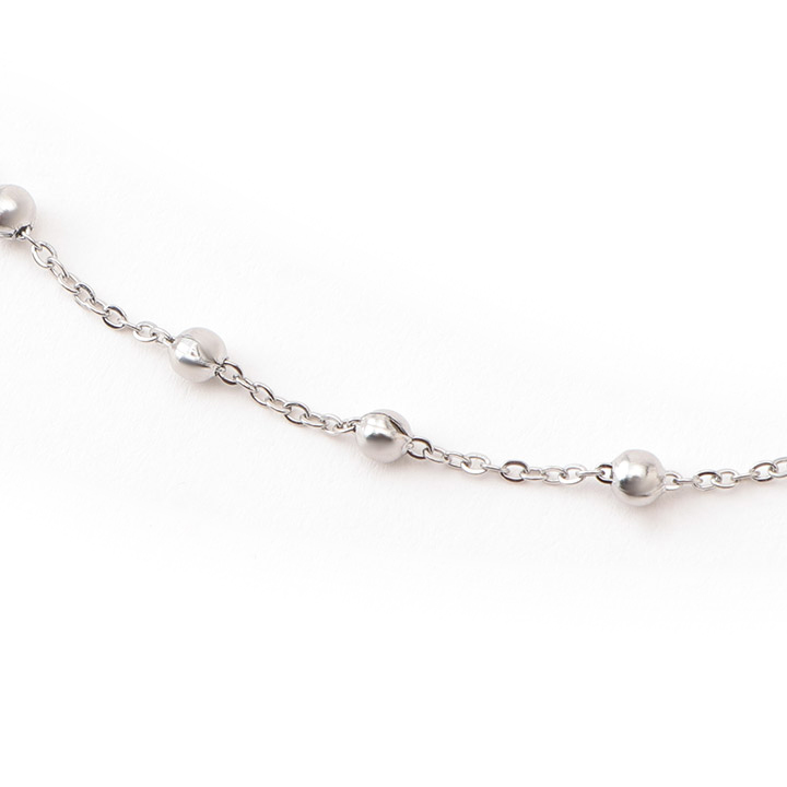 ネックレス 専門店 通販 つぶつぶ ボールチェーン あずきチェーン ステンレス Medistore Medi Store