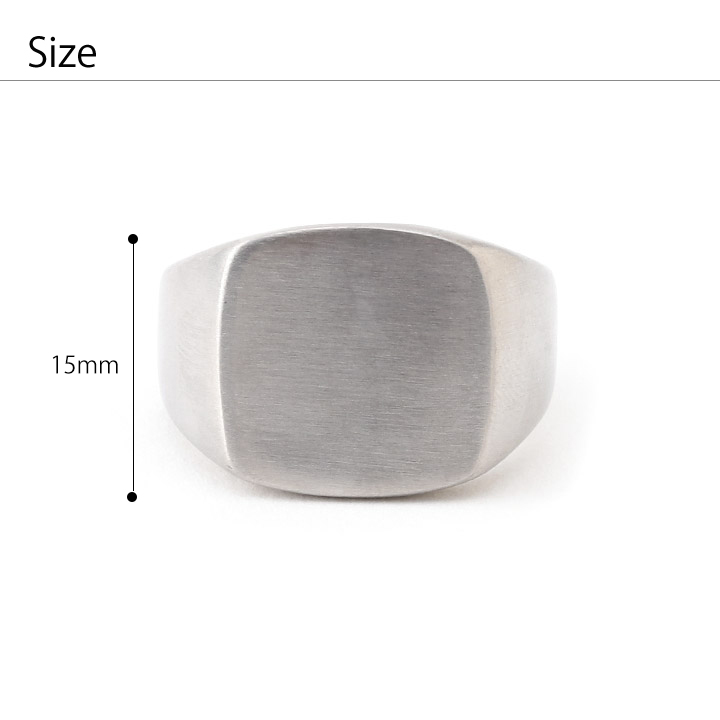 MATスクエアフェイスリング