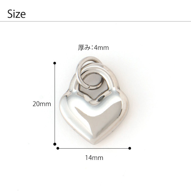 選べるアクセサリー】ハートLOCK TOP