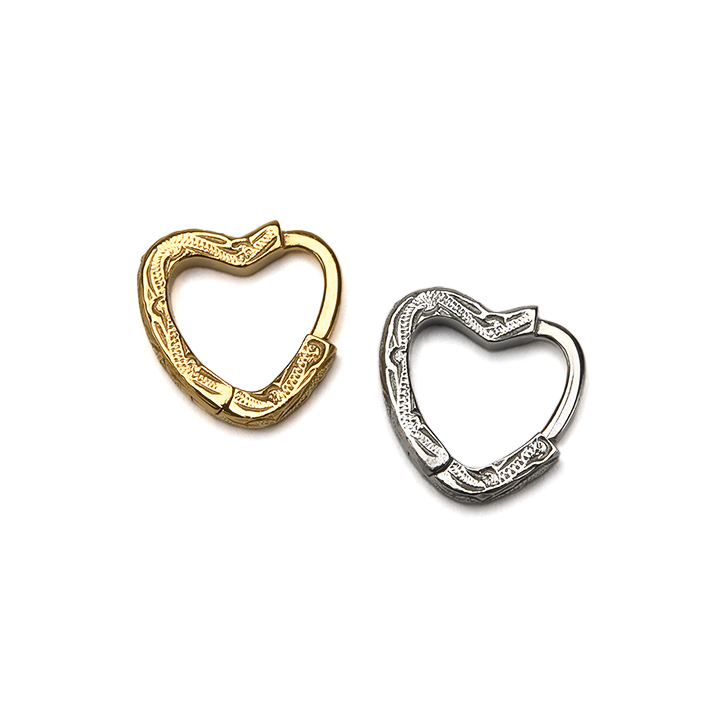 Hawaii】ハートカチッとピアス